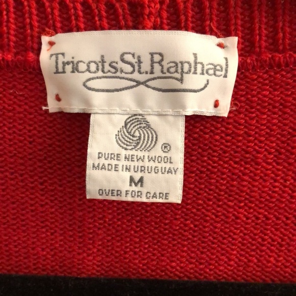 Tricots St Raphael Vintage Knit Vest size Medium - Picture 3 of 7